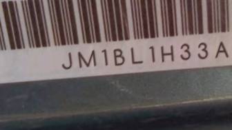 VIN prefix JM1BL1H33A11