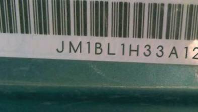 VIN prefix JM1BL1H33A12