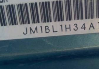 VIN prefix JM1BL1H34A13