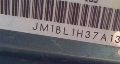 VIN prefix JM1BL1H37A13