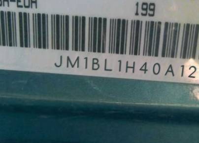 VIN prefix JM1BL1H40A12