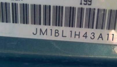 VIN prefix JM1BL1H43A11