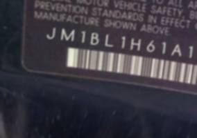 VIN prefix JM1BL1H61A13