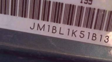 VIN prefix JM1BL1K51B13