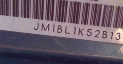 VIN prefix JM1BL1K52B13