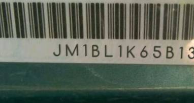 VIN prefix JM1BL1K65B13