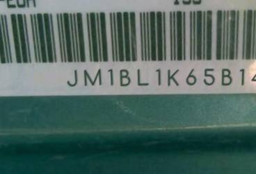 VIN prefix JM1BL1K65B14