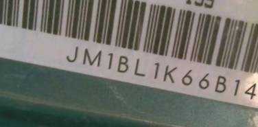 VIN prefix JM1BL1K66B14