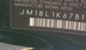 VIN prefix JM1BL1K67B13