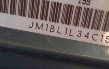 VIN prefix JM1BL1L34C15