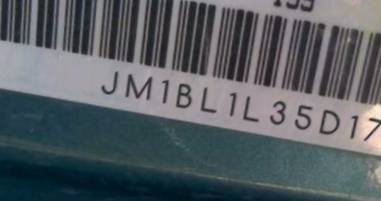 VIN prefix JM1BL1L35D17