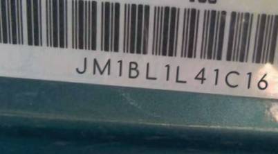 VIN prefix JM1BL1L41C16