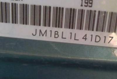 VIN prefix JM1BL1L41D17