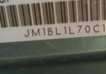VIN prefix JM1BL1L70C15