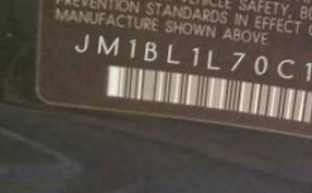 VIN prefix JM1BL1L70C16