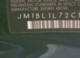 VIN prefix JM1BL1L72C16