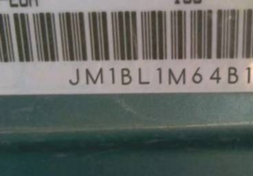 VIN prefix JM1BL1M64B14