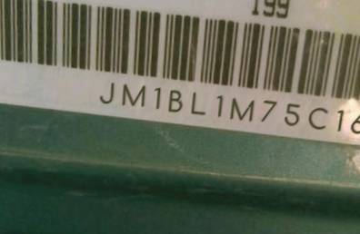 VIN prefix JM1BL1M75C16
