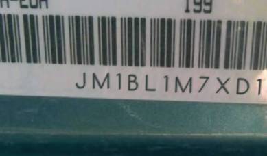 VIN prefix JM1BL1M7XD18