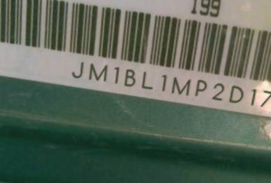 VIN prefix JM1BL1MP2D17