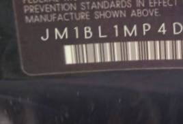 VIN prefix JM1BL1MP4D18