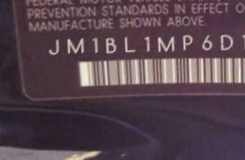 VIN prefix JM1BL1MP6D17