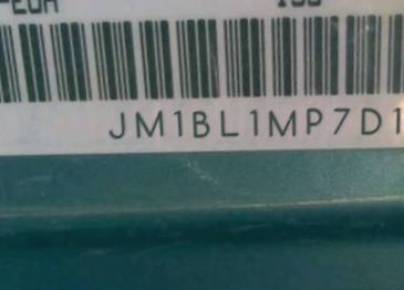 VIN prefix JM1BL1MP7D18