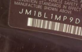 VIN prefix JM1BL1MP9D17