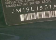 VIN prefix JM1BL1S51A12