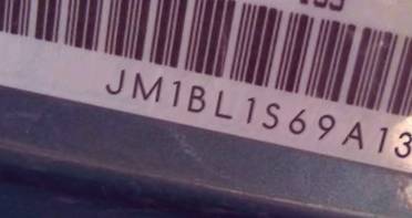 VIN prefix JM1BL1S69A13