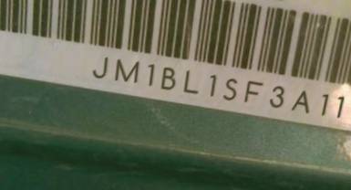 VIN prefix JM1BL1SF3A11