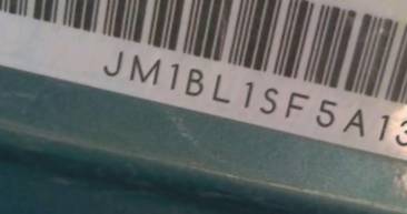 VIN prefix JM1BL1SF5A13