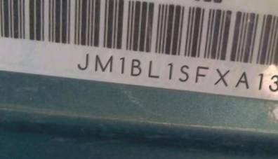 VIN prefix JM1BL1SFXA13