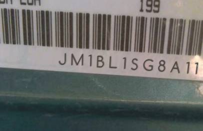 VIN prefix JM1BL1SG8A11