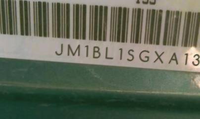 VIN prefix JM1BL1SGXA13