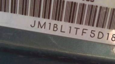 VIN prefix JM1BL1TF5D18