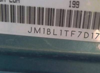 VIN prefix JM1BL1TF7D17