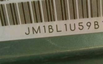 VIN prefix JM1BL1U59B14