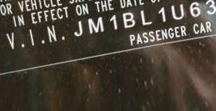 VIN prefix JM1BL1U63B13