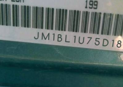 VIN prefix JM1BL1U75D18