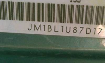 VIN prefix JM1BL1U87D17