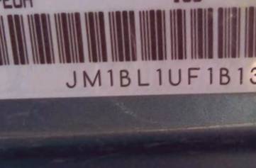 VIN prefix JM1BL1UF1B13