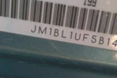 VIN prefix JM1BL1UF5B14
