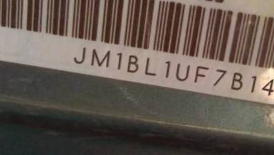VIN prefix JM1BL1UF7B14