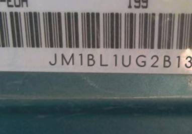 VIN prefix JM1BL1UG2B13