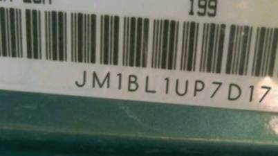 VIN prefix JM1BL1UP7D17