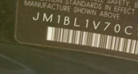 VIN prefix JM1BL1V70C16