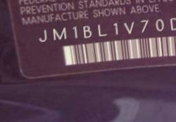 VIN prefix JM1BL1V70D17