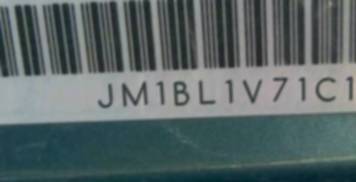 VIN prefix JM1BL1V71C15