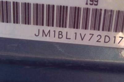 VIN prefix JM1BL1V72D17
